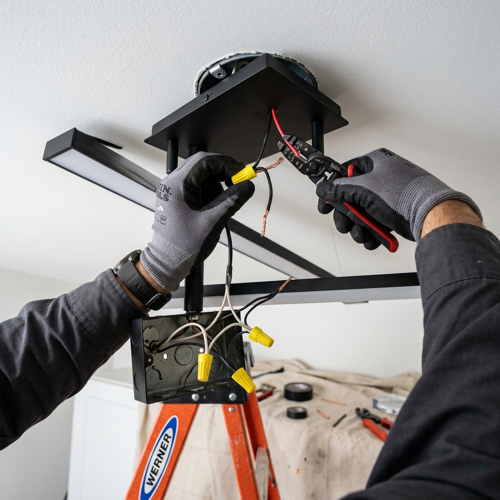LED Fixture Electrical Wiring