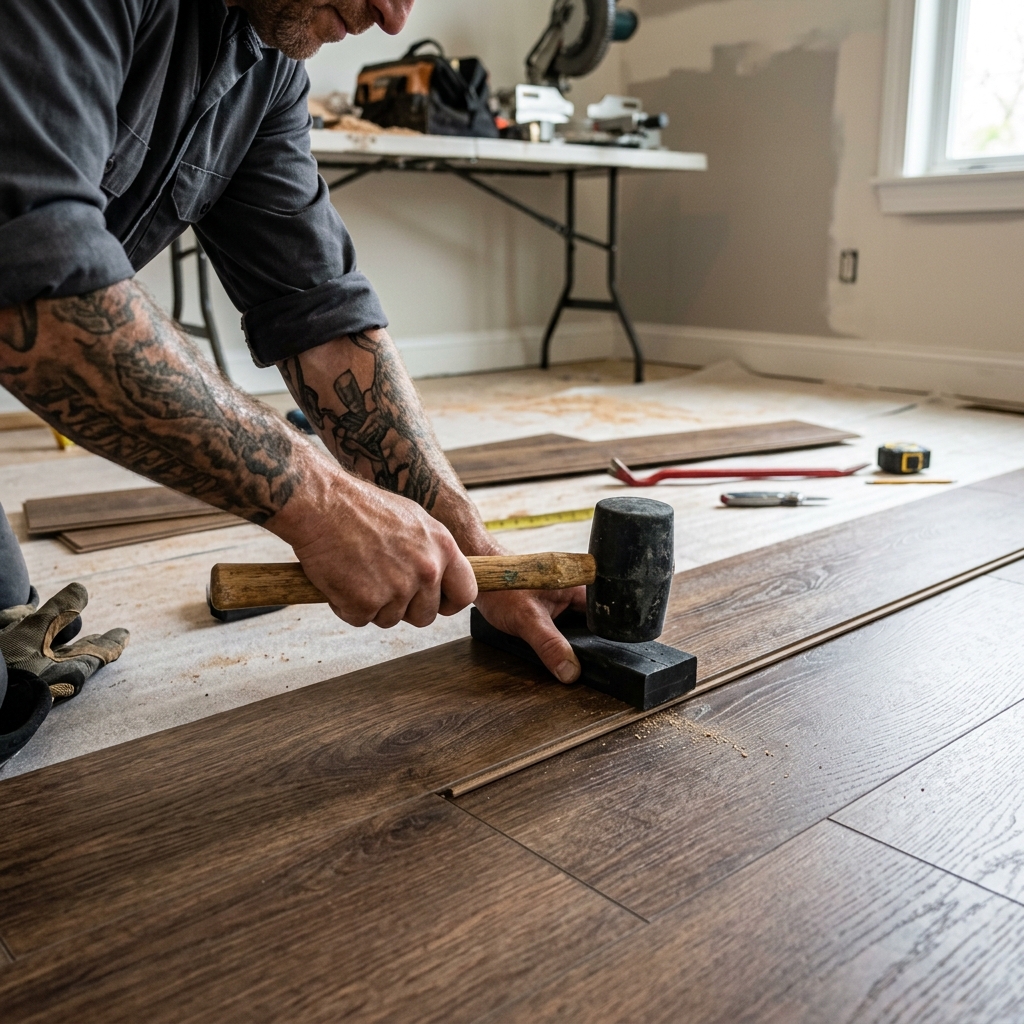 Luxury Vinyl Plank (LVP) Floor Installation